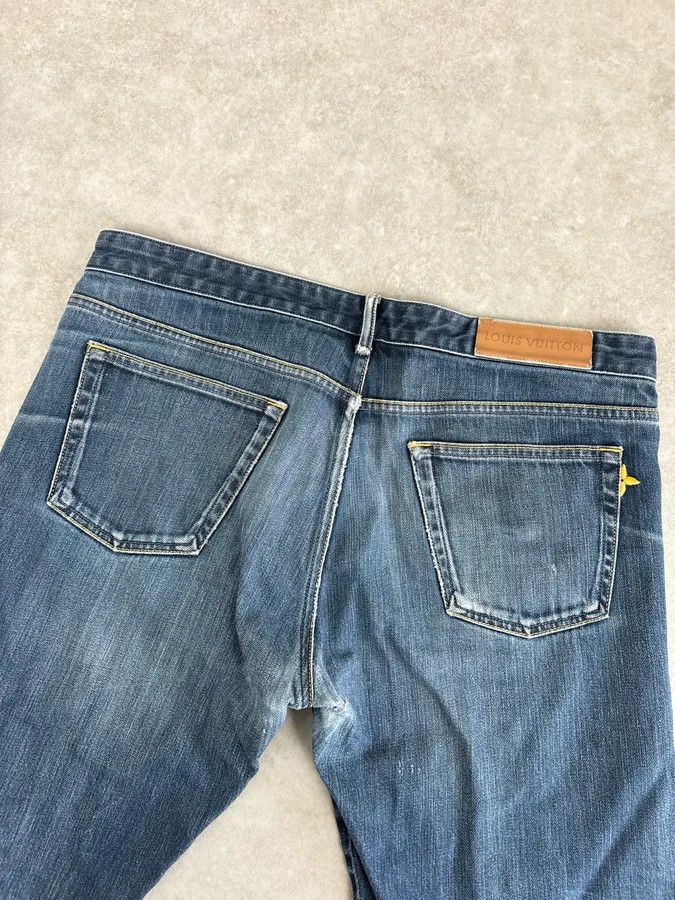 Louis Vuitton Louis Vuitton Blue Denim Straight Leg Jeans Size US 32 / EU 48 - 7 Thumbnail