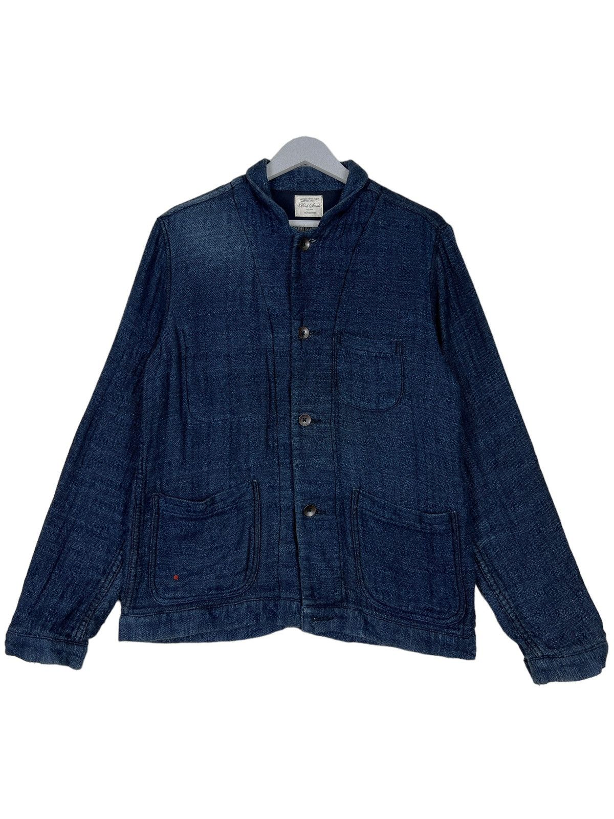Paul Smith × Paul Smith Red Ear 🔥 RED EAR BY PAUL SMITH INDIGO CHORE JACKET MADE IN JAPAN Size US L / EU 52-54 / 3 - 2 Thumbnail