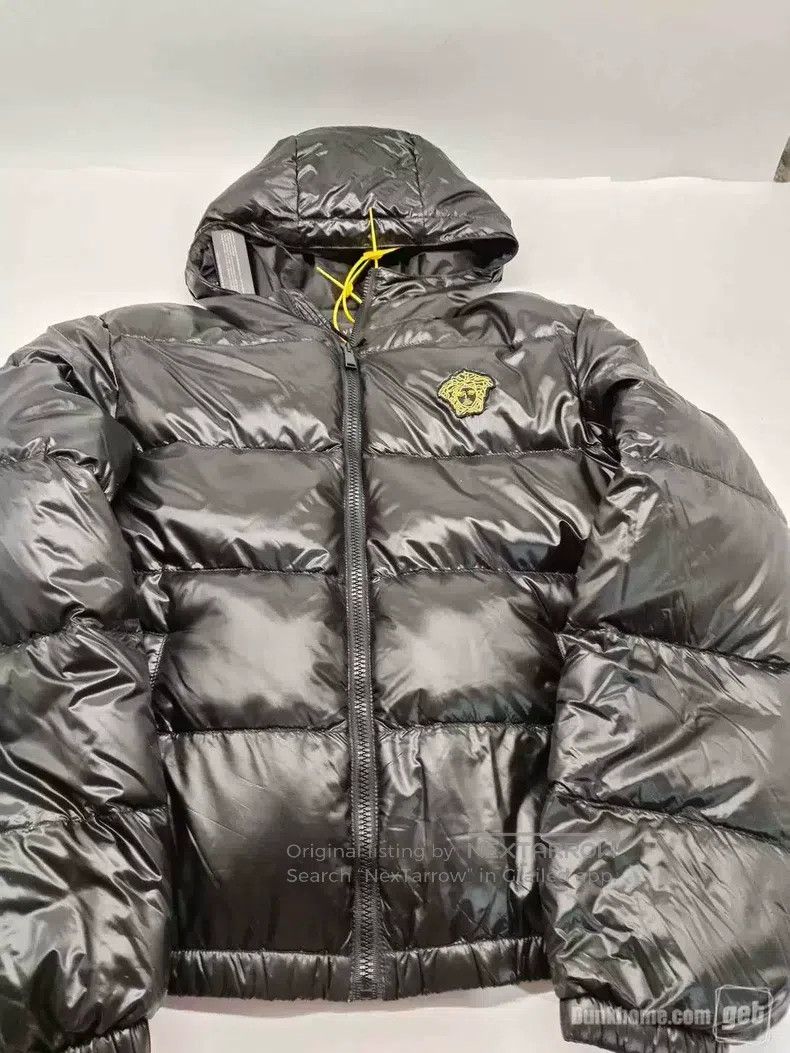 Versace Versace Bright leather thick hooded down jacket Size US M / EU 48-50 / 2 - 1 Thumbnail