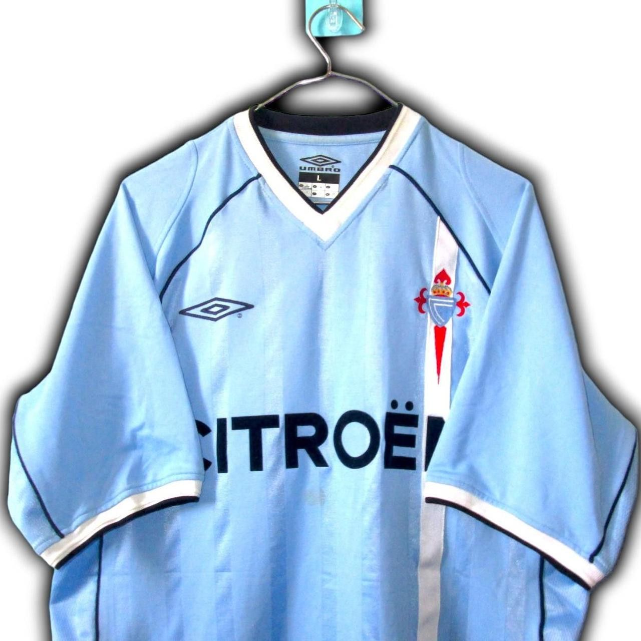 Umbro Celta Vigo 2001 2002 2003 Home Shirt Jersey Size US L / EU 52-54 / 3 - 1 Thumbnail