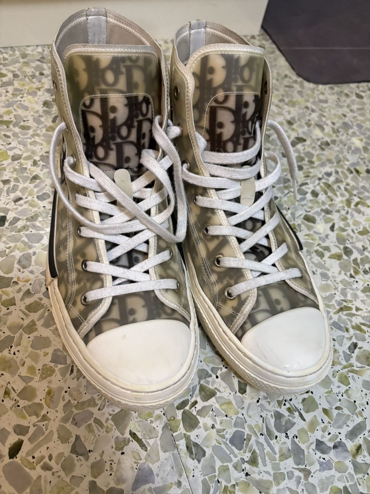 Dior Dior B23 Monogram sneakers Size US 8.5 / EU 41-42 - 6 Thumbnail