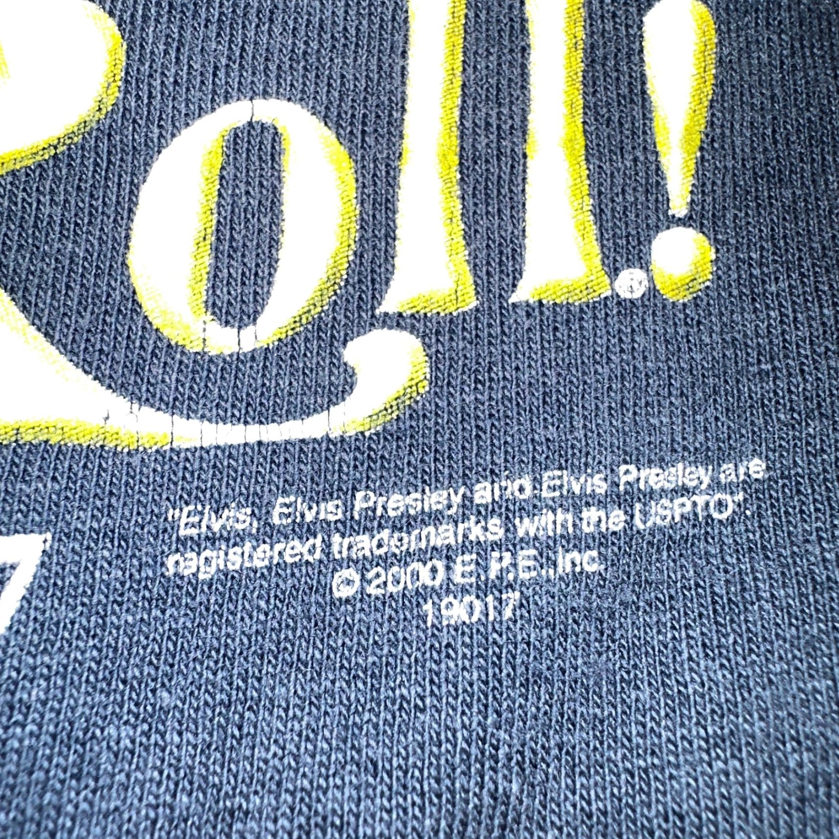 AAA VINTAGE Elvis Presley Rock n Roll T Shirt AAA Men XL Blue Graphic Print Short Sleeve Crew Neck 2000s 90s Theme Size US XL / EU 56 / 4 - 3 Thumbnail