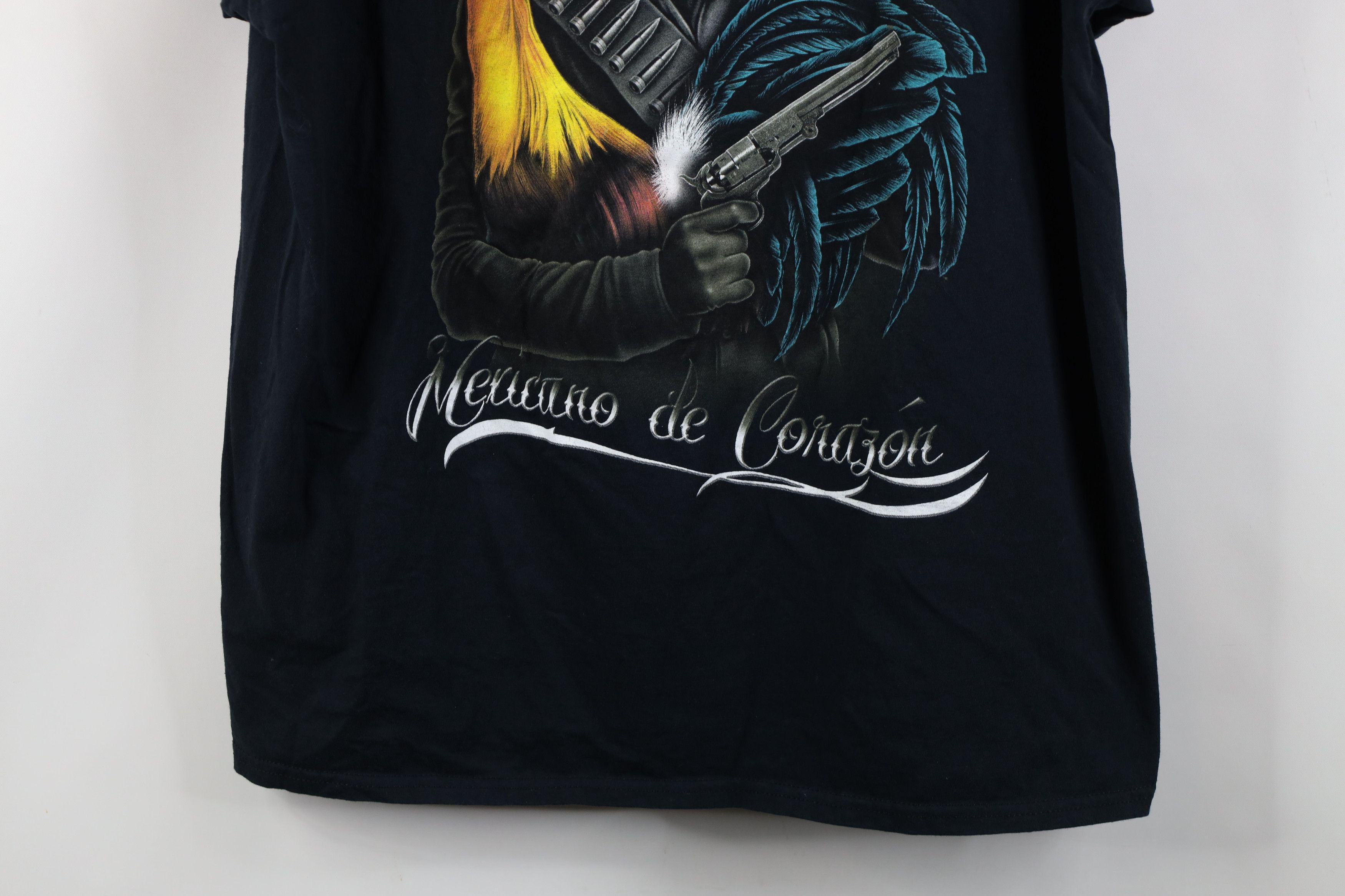 Vintage Vintage Y2K Streetwear Skeleton Cowboy Mexicano T-Shirt Size US L / EU 52-54 / 3 - 3 Thumbnail