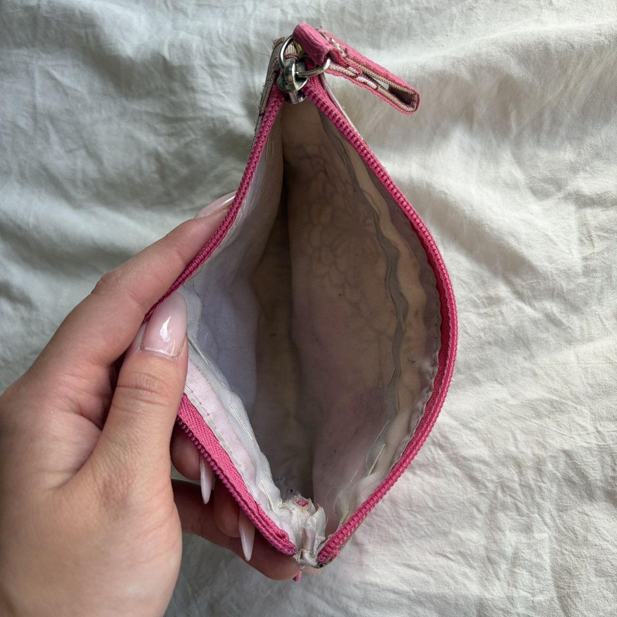 Other Vintage Y2K Clinique pink floral makeup pouch Size ONE SIZE - 4 Thumbnail