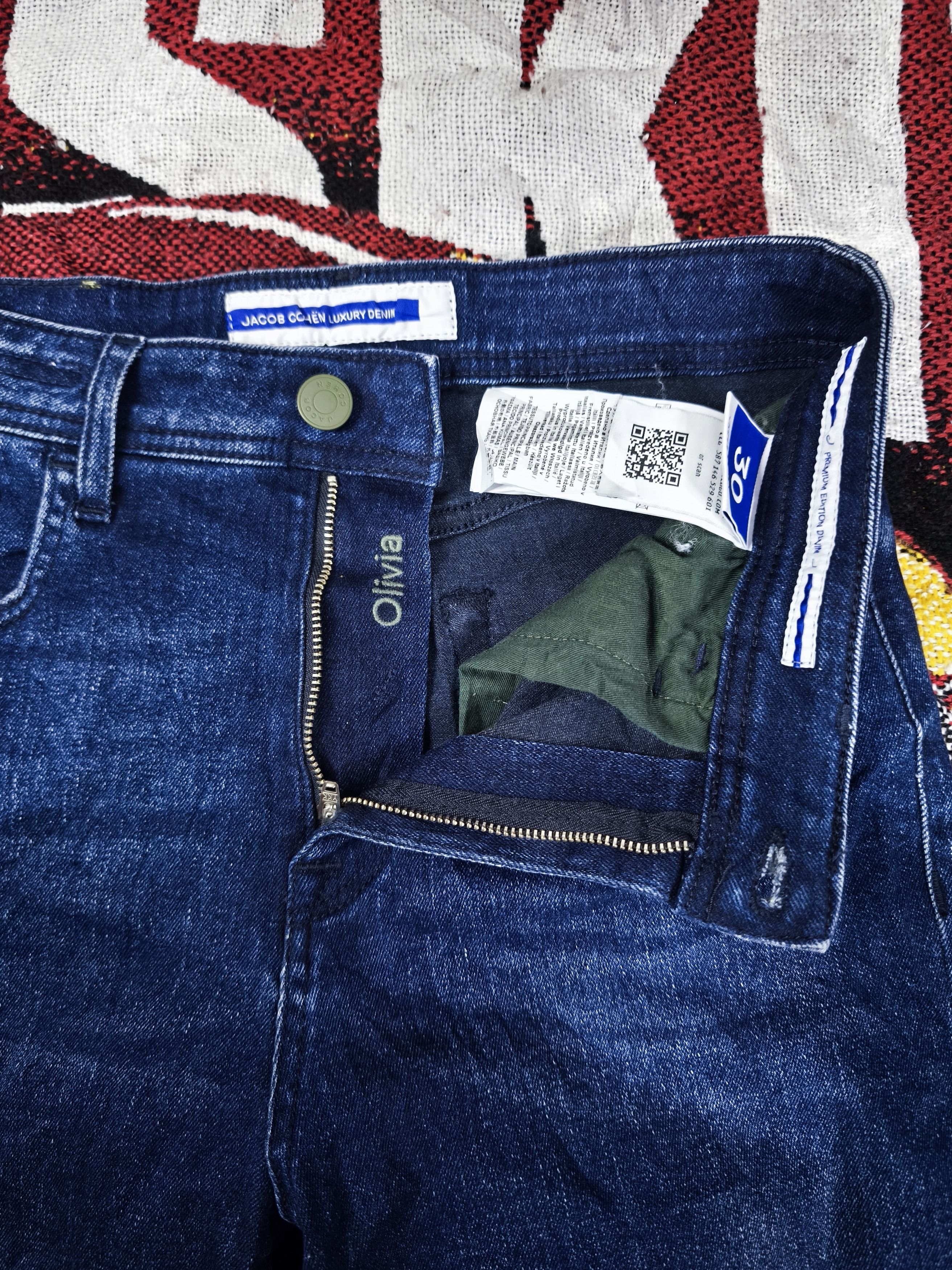 Jacob Cohen Authentic Jacob Cohen Denim Jeans Olive Badge Size US 31 - 8 Thumbnail