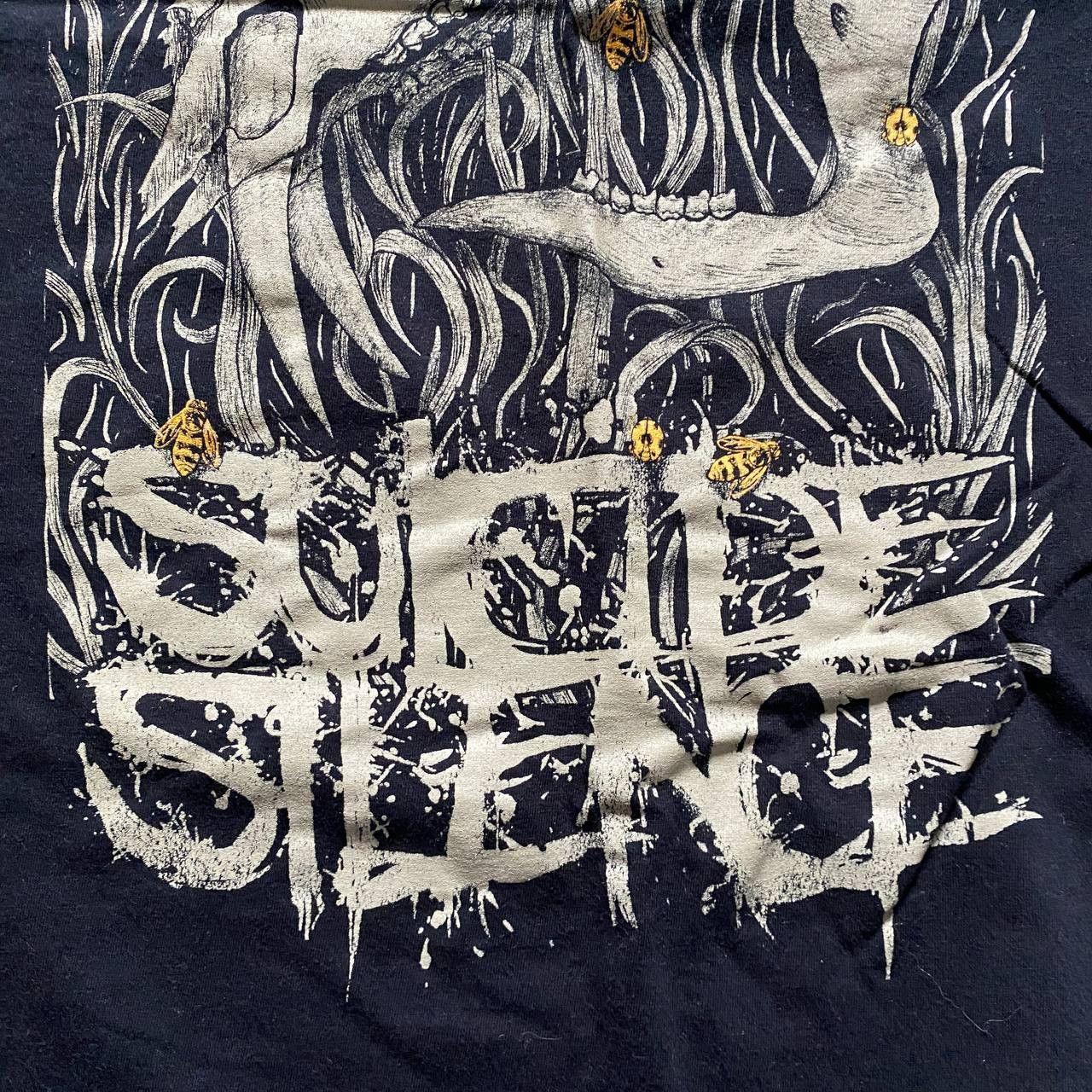 Band Tees VINTAGE RARE SUICIDE SILENCE METAL BAND FADED T SHIRT 30 Size US L / EU 52-54 / 3 - 5 Thumbnail