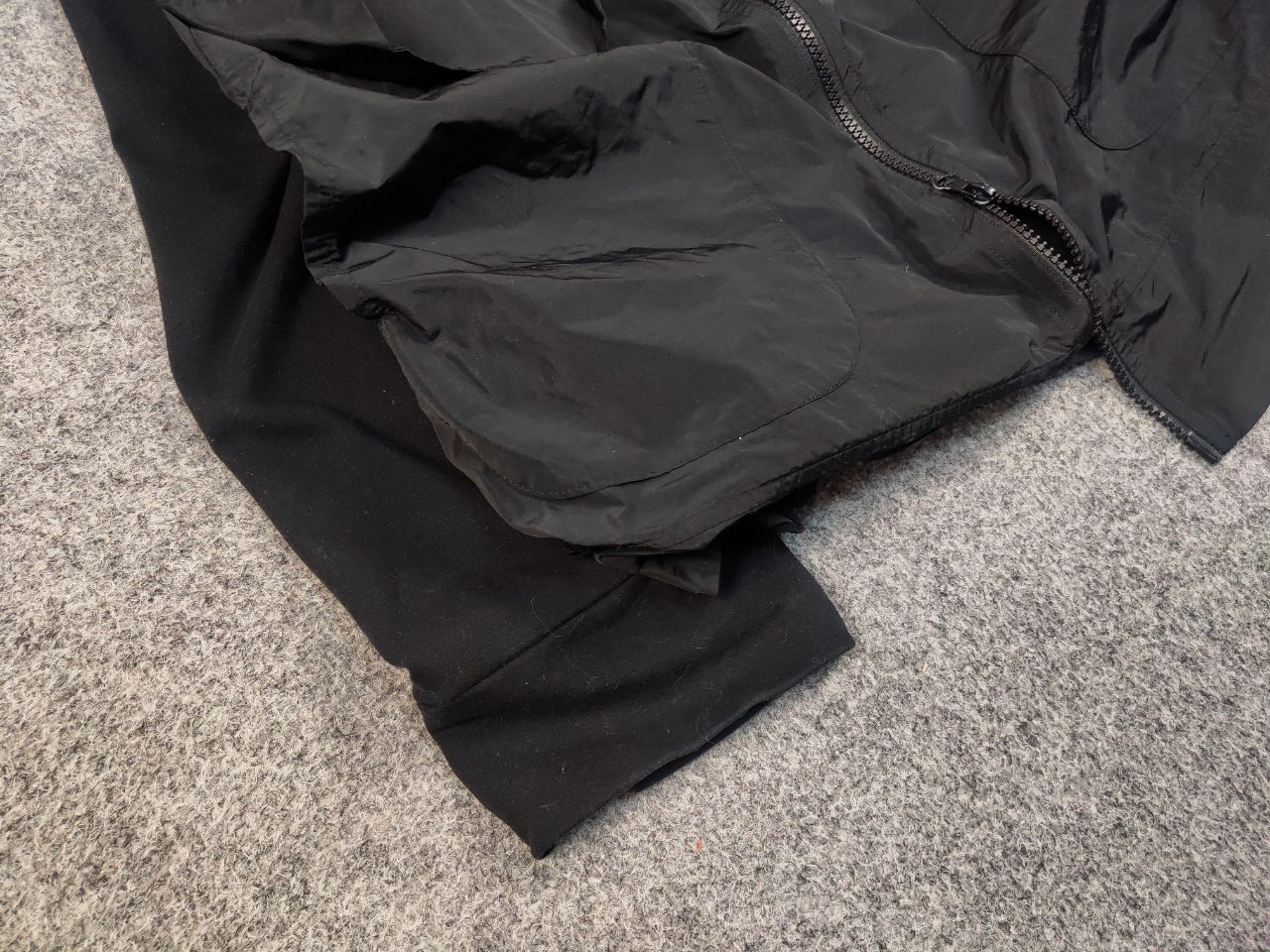 Japanese Brand ZEITLOS by Luana Design Black Oversized Zip Light Jacket Size M / US 6-8 / IT 42-44 - 6 Thumbnail