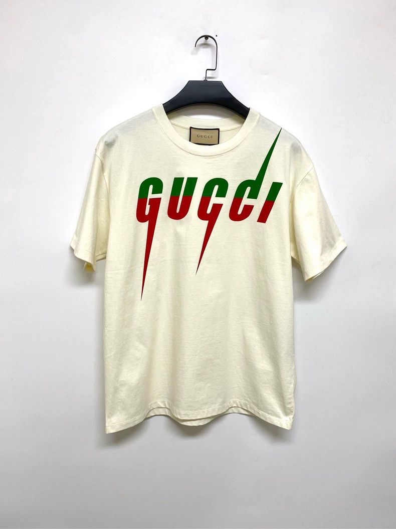 Gucci Gucci Big Lightning Short-sleeved T-shirt 2504-Nextarrow Size US S / EU 44-46 / 1 - 1 Thumbnail