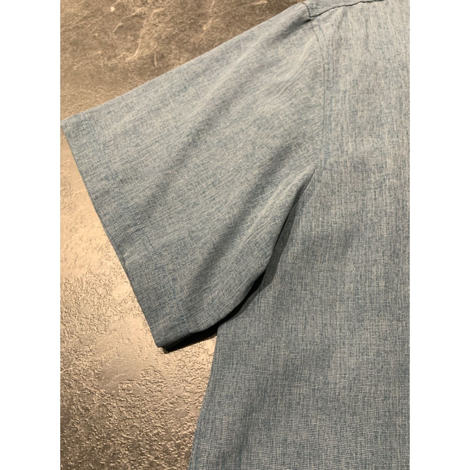 Vintage Toes On The Nose Button Shirt XXL 2XL Blue Polyester Blend Short Sleeve Pocket Size US XXL / EU 58 / 5 - 5 Thumbnail