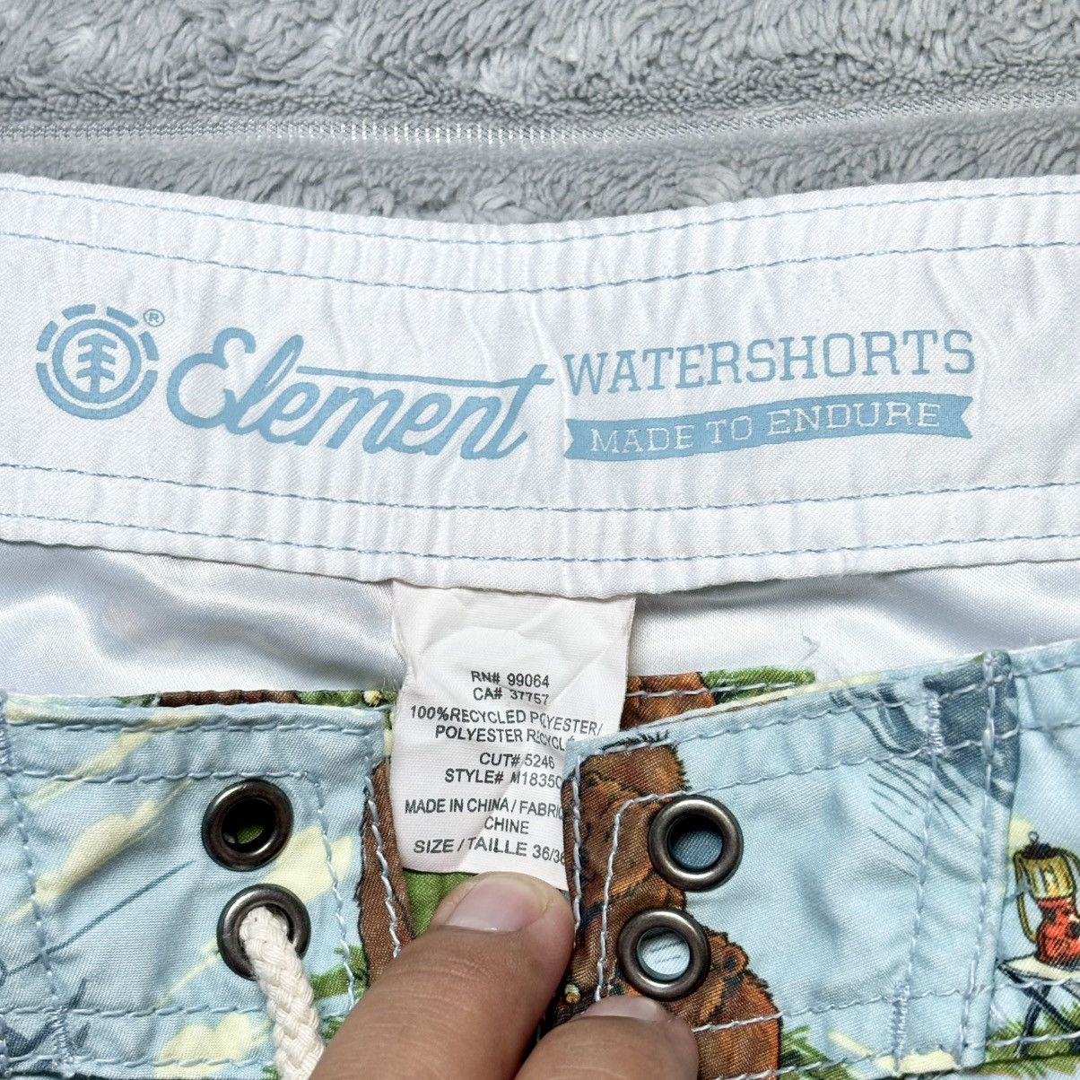 Element Element Bear Lake Theme Boardshorts Mens Size 36 Drawstring Size US 36 / EU 52 - 3 Thumbnail