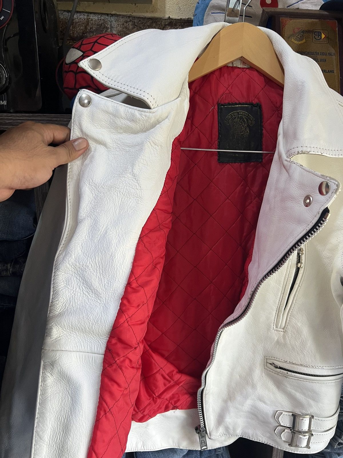 Other 🔥Made In England For Your Unholy Life Biker Jacket Size US XS / EU 42 / 0 - 13 Thumbnail