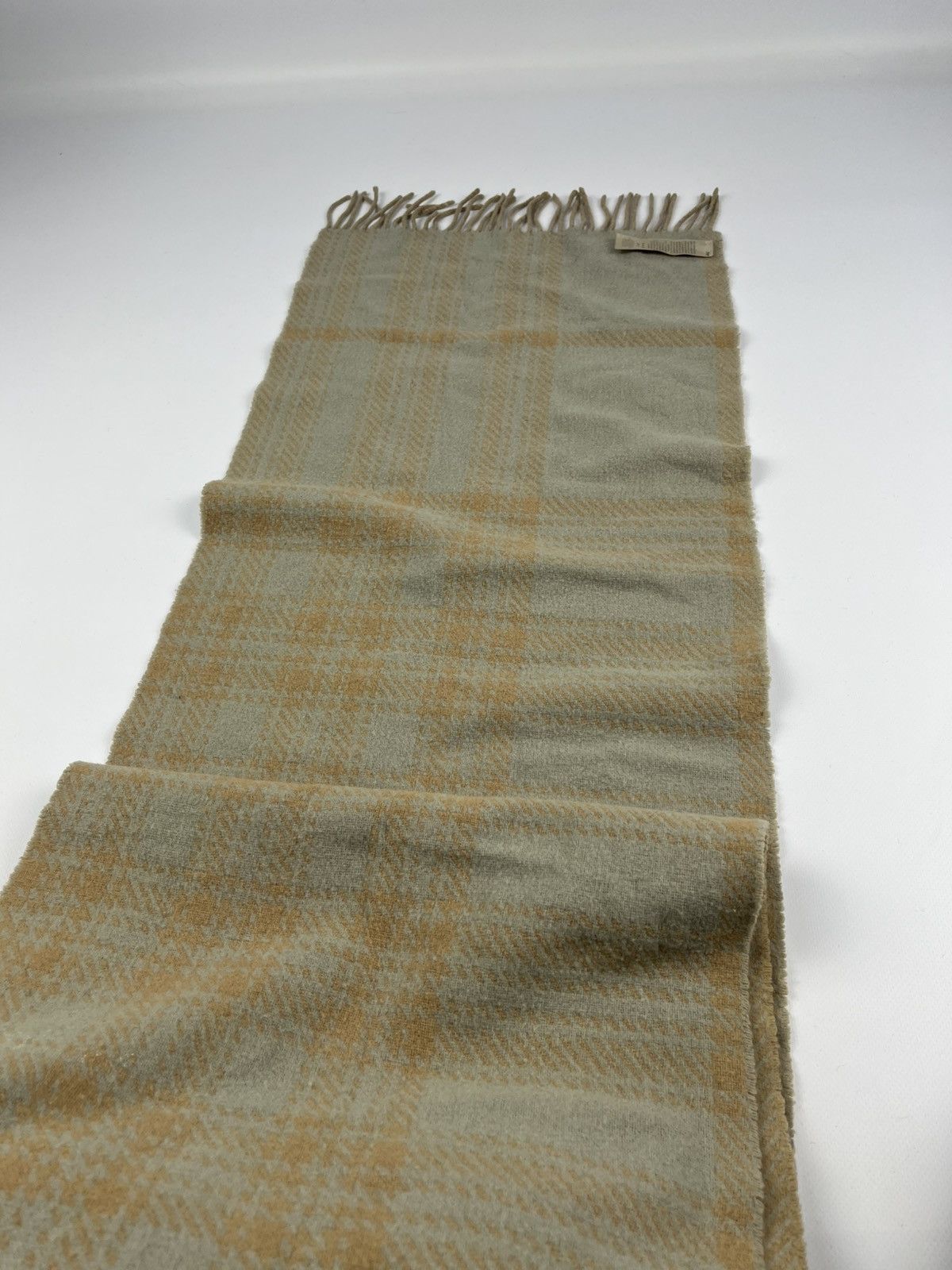 Burberry BURBERRY Wool Merino Cashmere Nova Check Monogram Scarf Size ONE SIZE - 9 Thumbnail