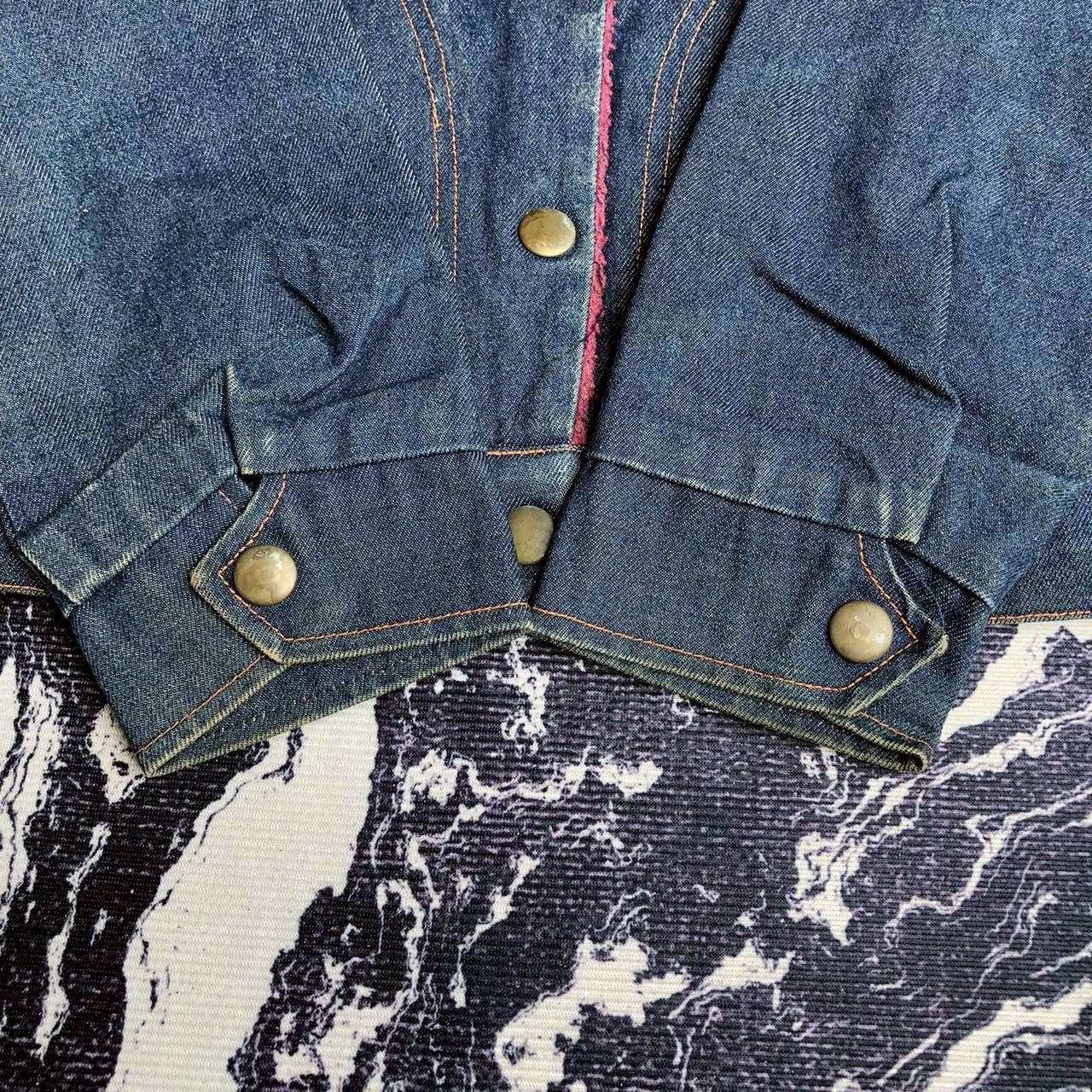 Hysteric Glamour Vintage Y2K Hysteric Glamour Denim Sherpa Jacket Size US S / EU 44-46 / 1 - 4 Thumbnail