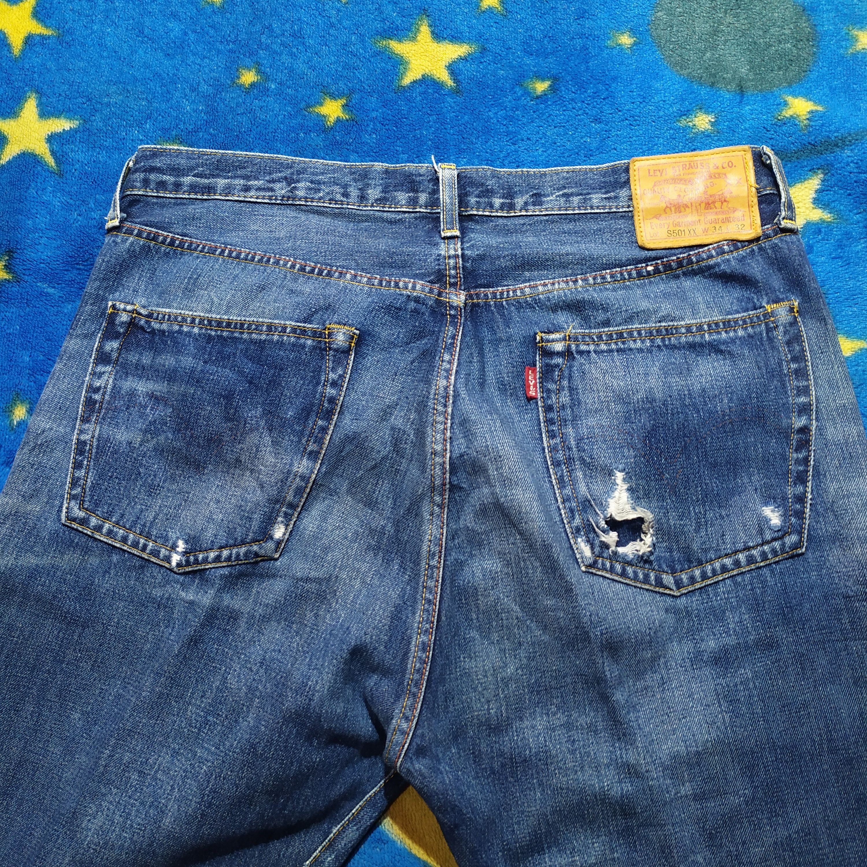 Levi's × Levi's Vintage Clothing Levi's S501XX Big E 1944 World War 2 Model Size US 34 / EU 50 - 12 Thumbnail