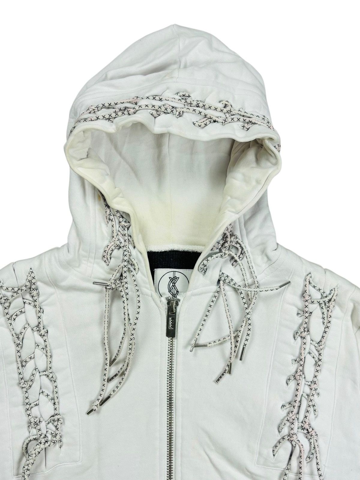 BUFFALO BOBS 2000s Xfrm - Multilace Vkei Style Zip Hoodie Size US M / EU 48-50 / 2 - 5 Thumbnail