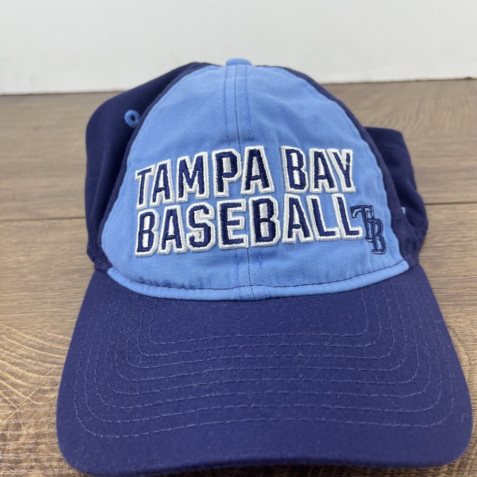 New Era Tampa Bay Rays Hat New Era Snapback Hat Blue Adjustable Hat Size ONE SIZE - 4 Thumbnail