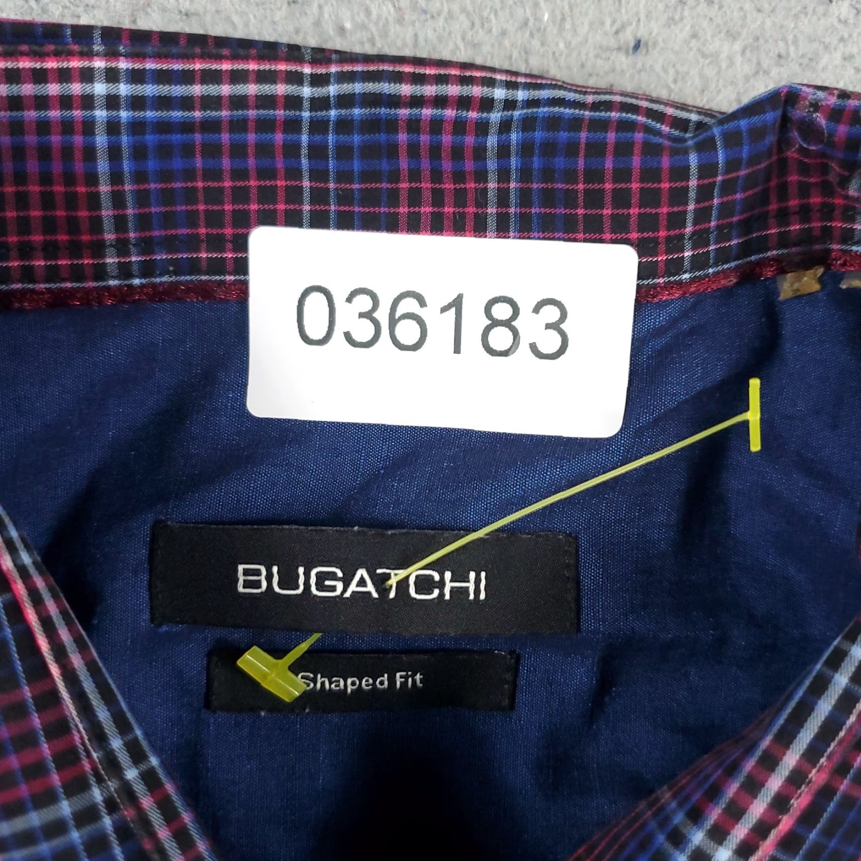BUGATCHI Bugatchi Uomo Plaid Button-Up Shirt Mens XL Multicolor Long Sleeve Regular Fit Size US XL / EU 56 / 4 - 7 Thumbnail