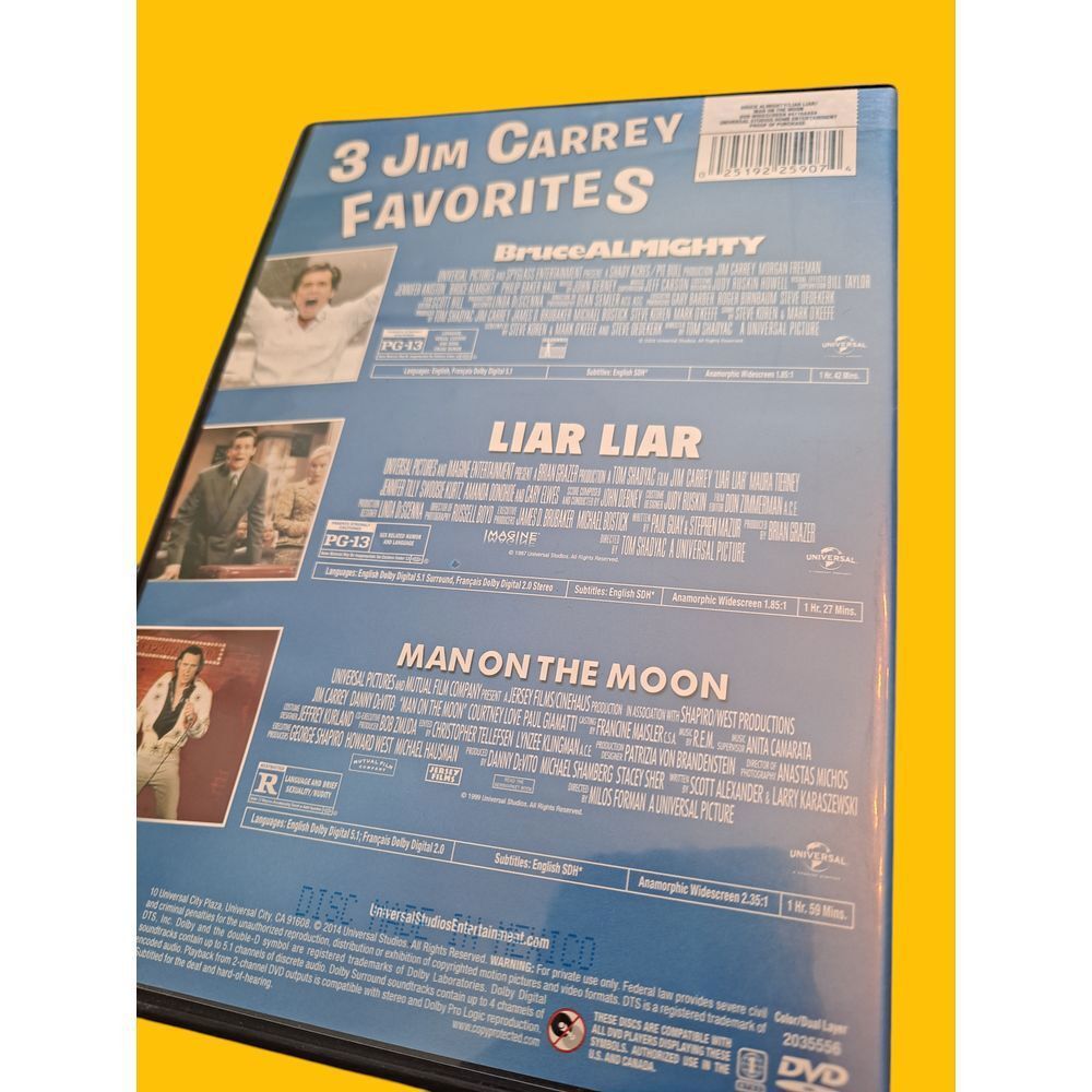 Other Universal Studios 3-Movie Laugh DVD Set Bruce Almighty Liar Size ONE SIZE - 6 Thumbnail