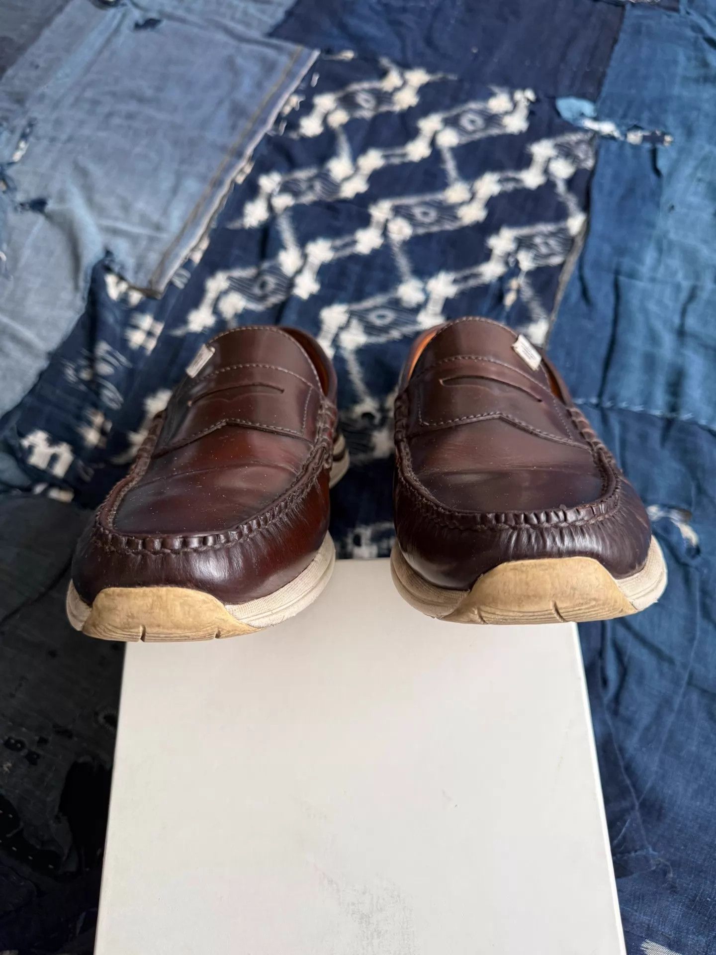Visvim VISVIM FABRO FOLK Brown Leather Boat Shoes M11 Near Mint Size US 11 / EU 44 - 5 Thumbnail