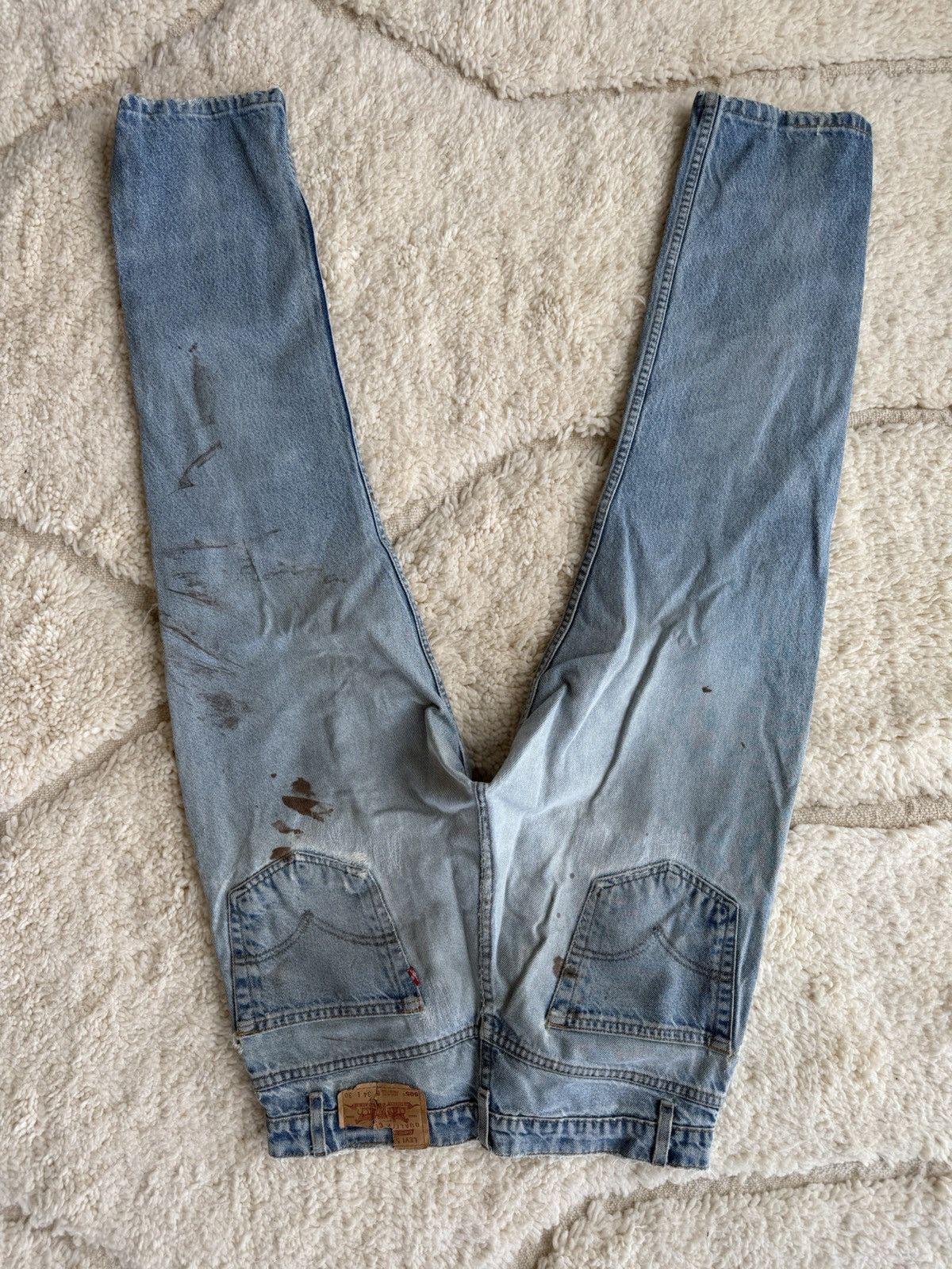 Levi's Vintage Clothing Vintage Levis 505 Repaired Size US 30 / EU 46 - 9 Thumbnail