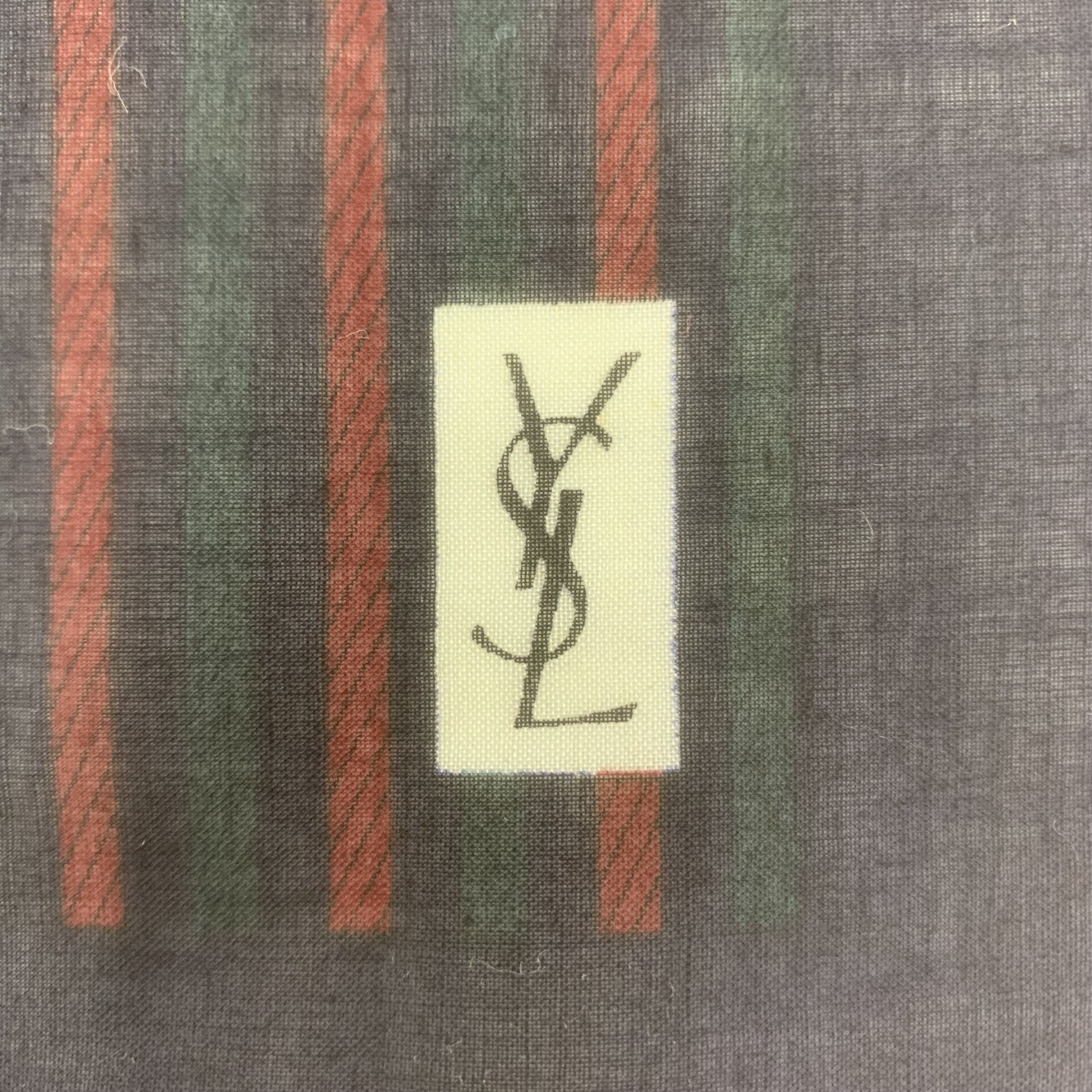Yves Saint Laurent Yves Saint Lauren Handkerchief Bandana Neckerchief TB3348 Size ONE SIZE - 4 Thumbnail