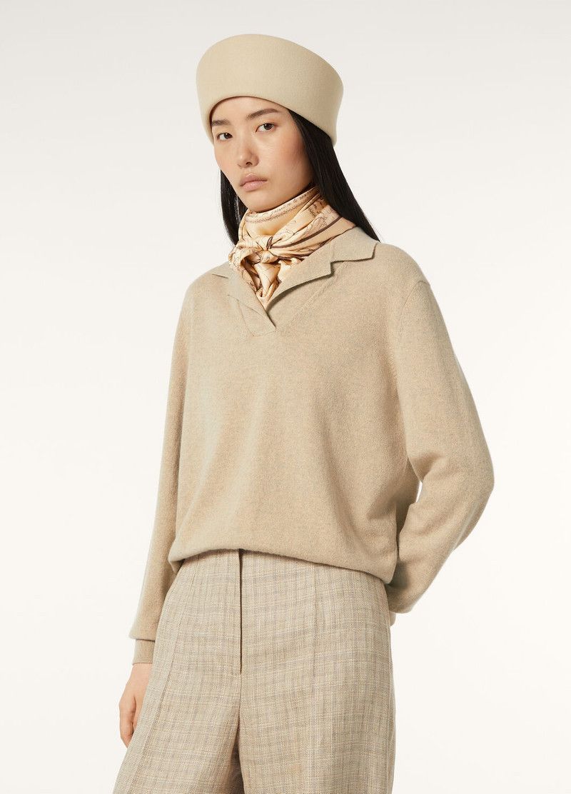 Loro Piana o1srvl11e0526 FAO9754 Arona Polo Shirt in Beige Size XS / US 0-2 / IT 36-38 - 4 Thumbnail