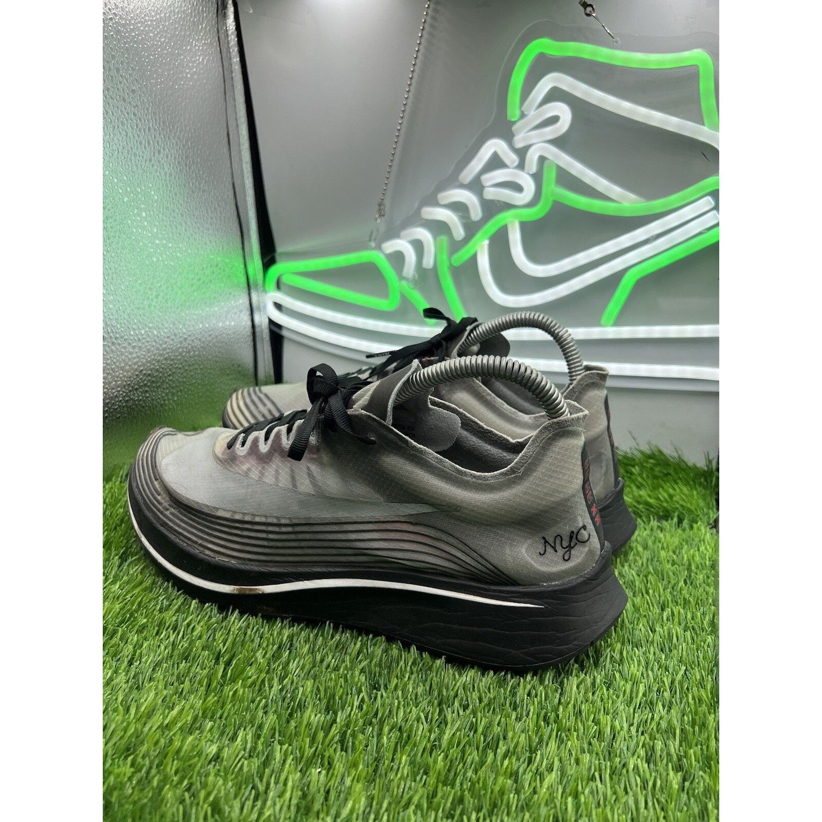 Nike Nike Lab Zoom Fly NYC New York Marathon Black White Mens 8 Size US 7 / EU 40 - 3 Thumbnail