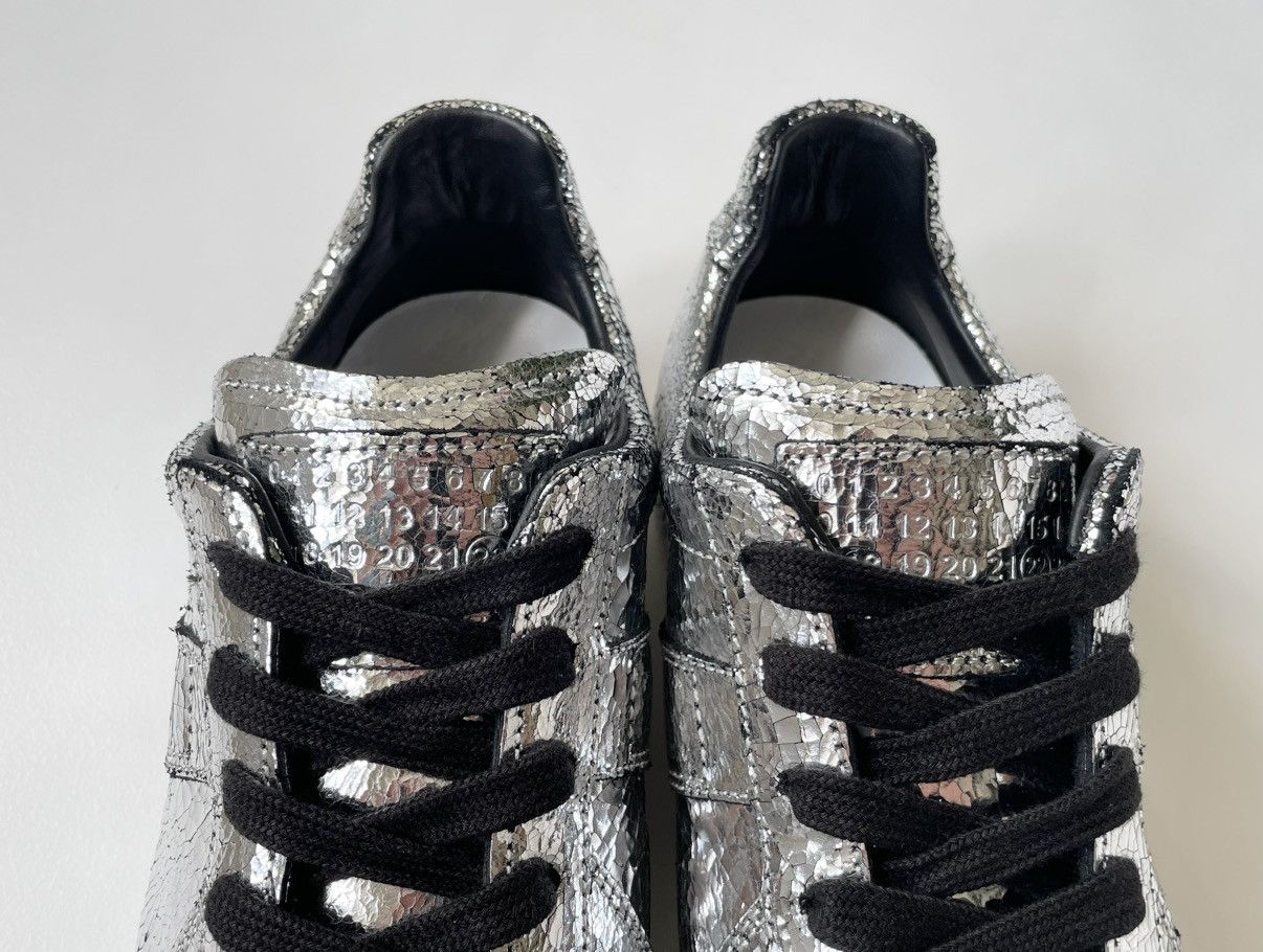 Maison Margiela ‘Cracked Mirror’ Leather GAT Sneakers Size US 7 / IT 37 - 6 Thumbnail