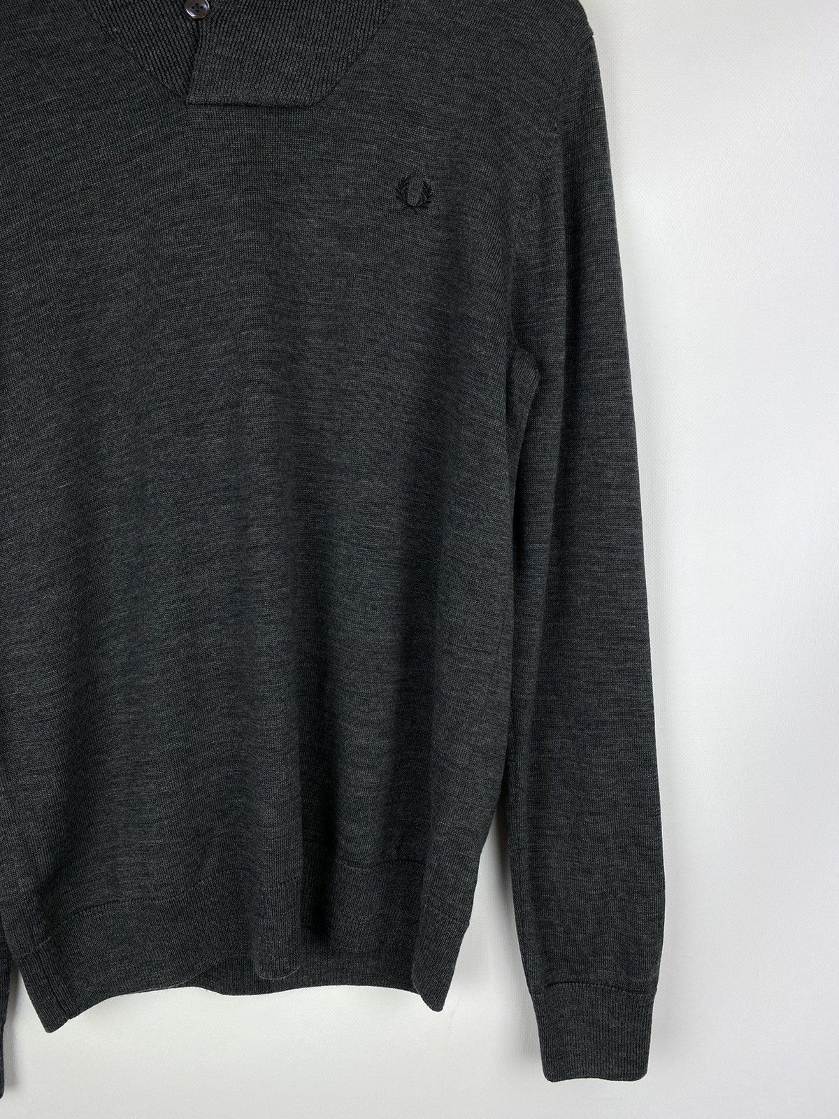 Fred Perry Fred Perry men’s merino wool shawl collar sweater pullover Size US M / EU 48-50 / 2 - 6 Thumbnail