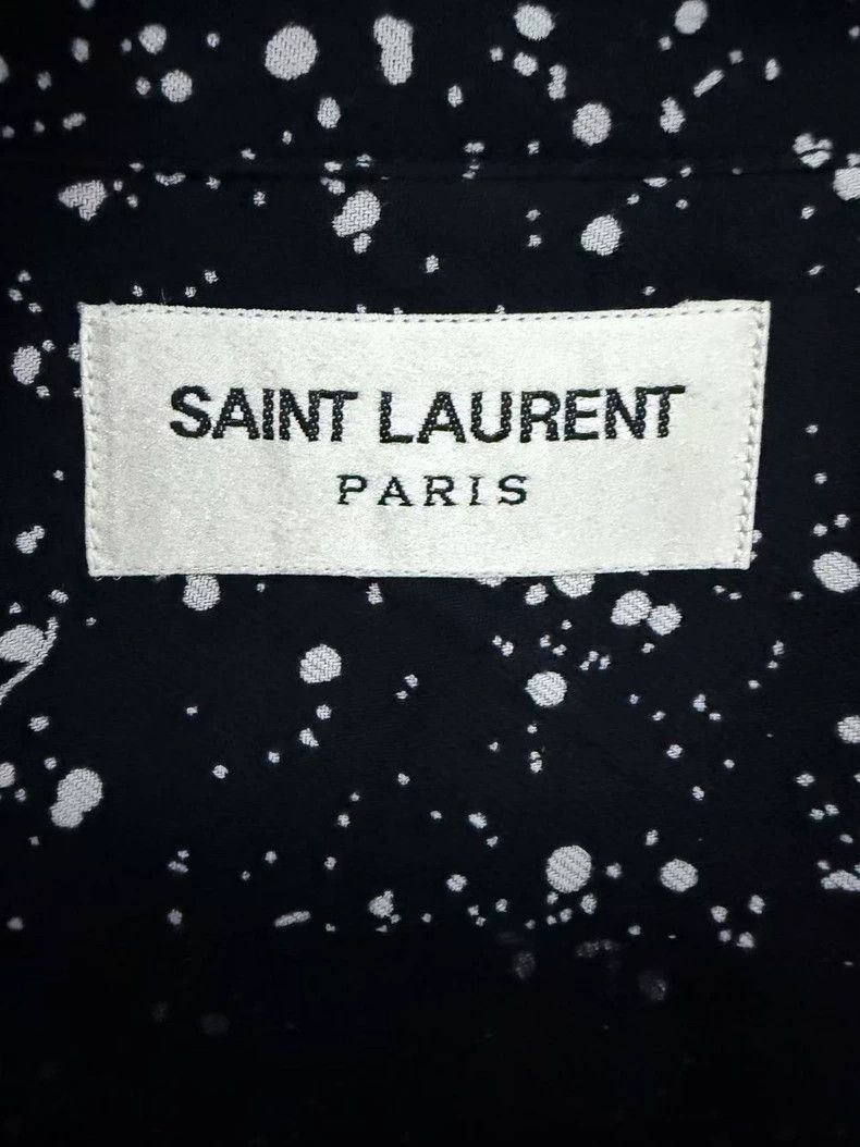 Yves Saint Laurent Saint Laurent size 39 Starry Sky Ink-Splashing Shirt 2502- Size US M / EU 48-50 / 2 - 5 Thumbnail