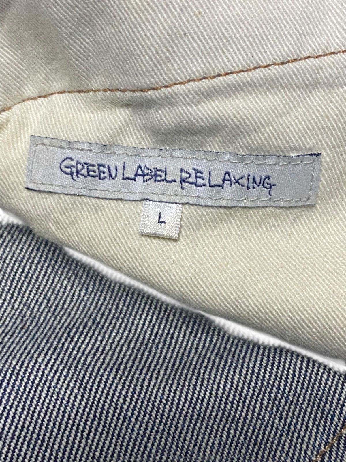 Japanese Brand Vintage Japan Brand Green Label Button Donut Button Fly Jean Size US 34 / EU 50 - 19 Thumbnail