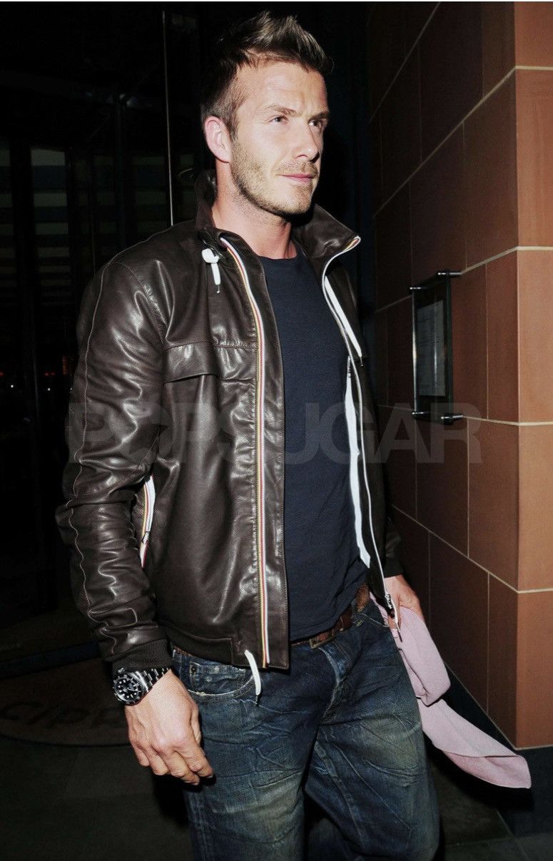 Designer × Vintage Gold Bunny Mens Leather Biker Motorcycle Bomber Jacket Italy Size US S / EU 44-46 / 1 - 20 Thumbnail