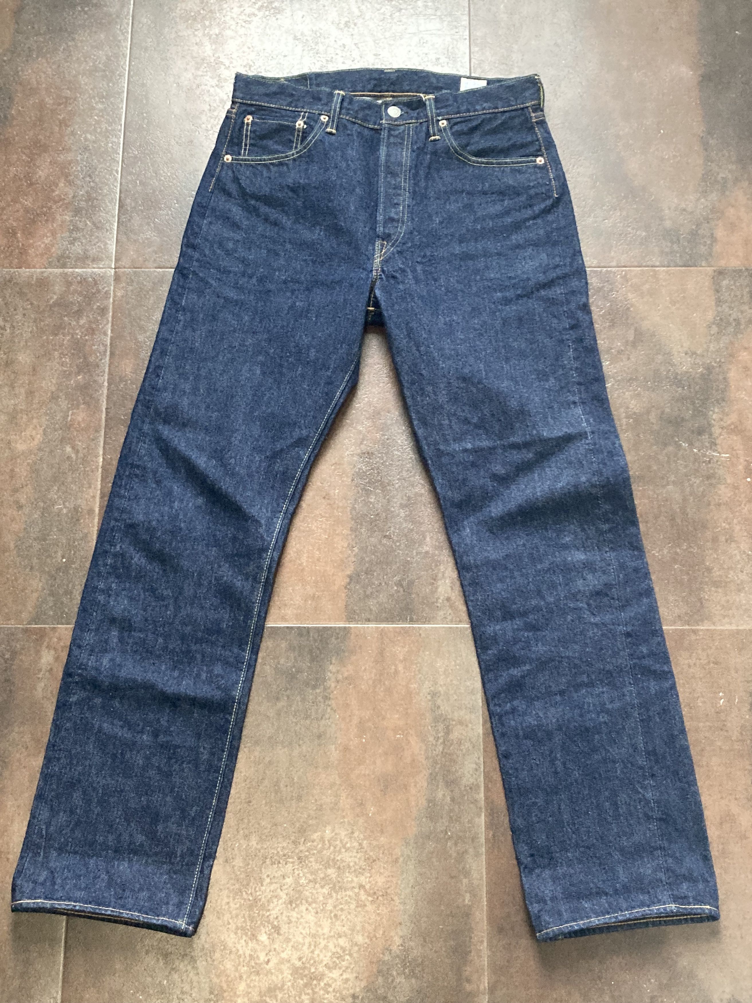 image of Orslow 105 Selvedge Jeans, Size 2 in Indigo, Men's