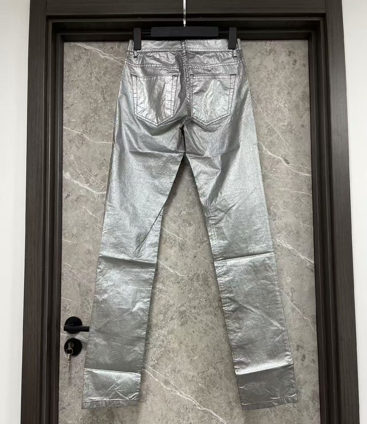 Rick Owens Rick owens berlin cut silver trousers Size US 26 / EU 42 - 2 Thumbnail