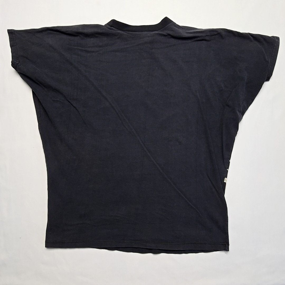 Vintage Vintage Jungle Giraffe Graphic Black 2XL Batwing Shirt 90s Size US XXL / EU 58 / 5 - 7 Thumbnail