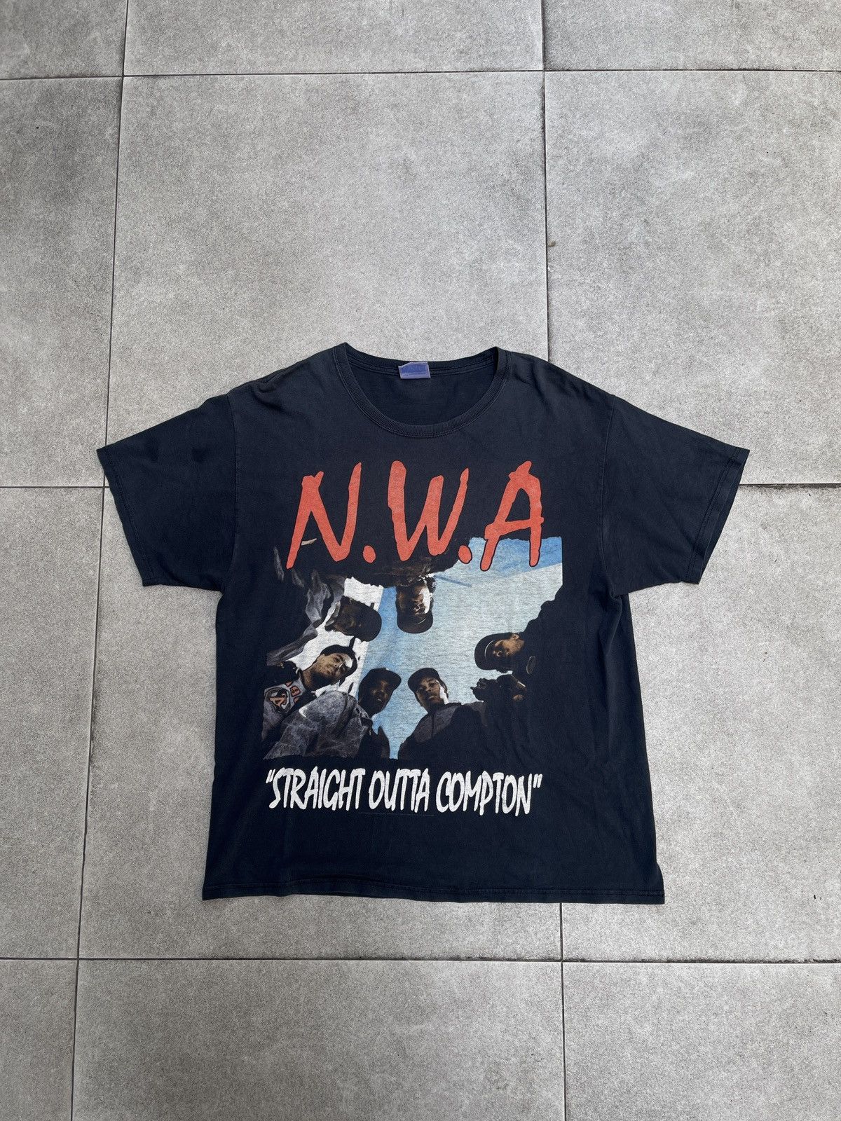 Hanes × Rap Tees × Vintage Raptees N.W.A 2010 Size US L / EU 52-54 / 3 - 1 Thumbnail