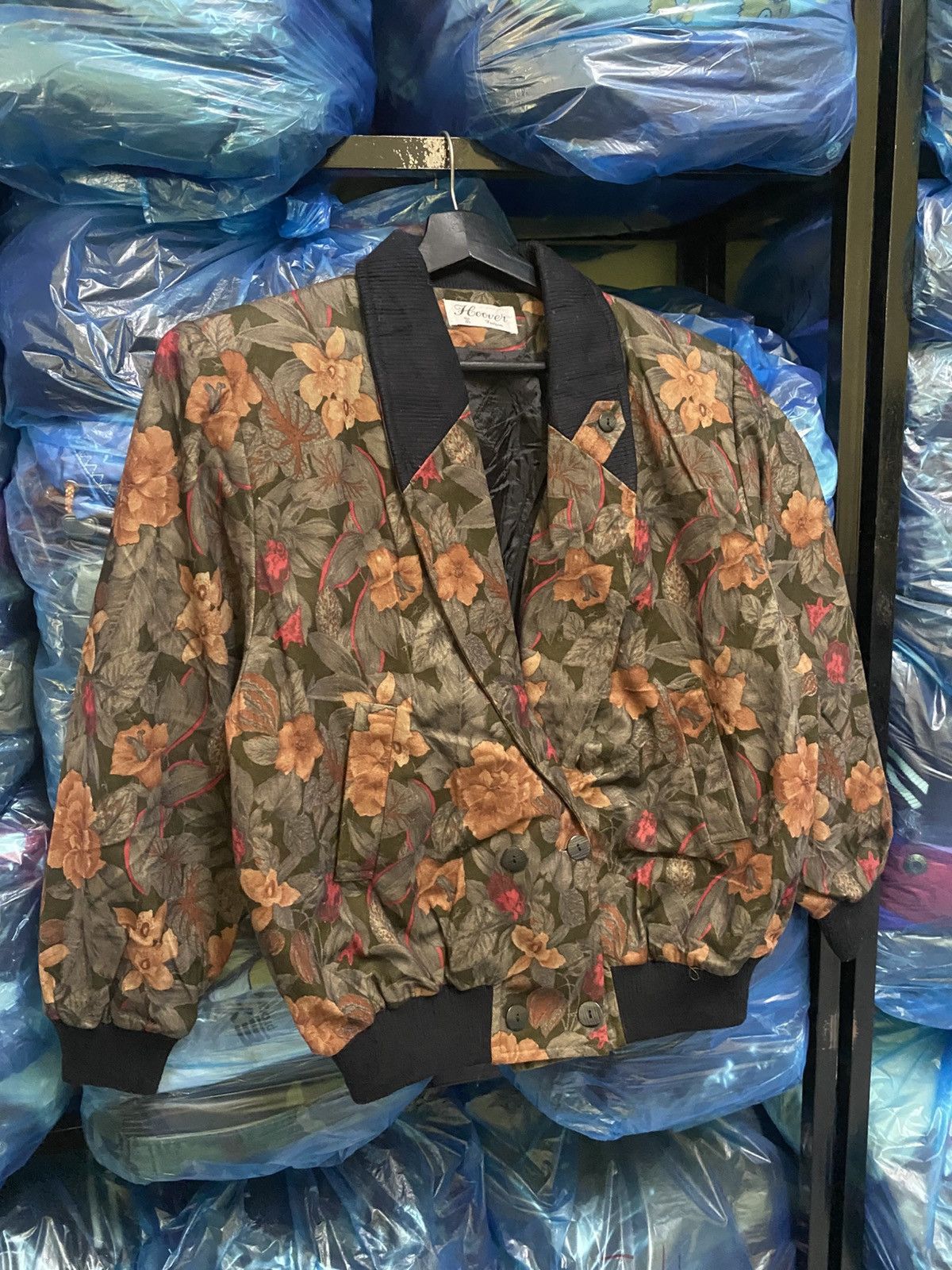 Vintage VINTAGE HOOVER ALL OVER PRINT FLOWER JACKET Size US M / EU 48-50 / 2 - 3 Thumbnail