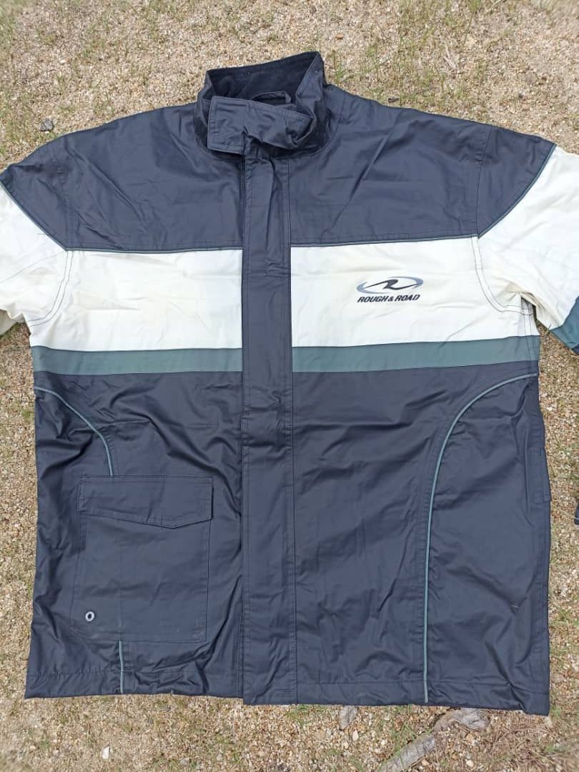 Japanese Brand ROUGH & ROAD Rain Jacket Size US XL / EU 56 / 4 - 3 Thumbnail