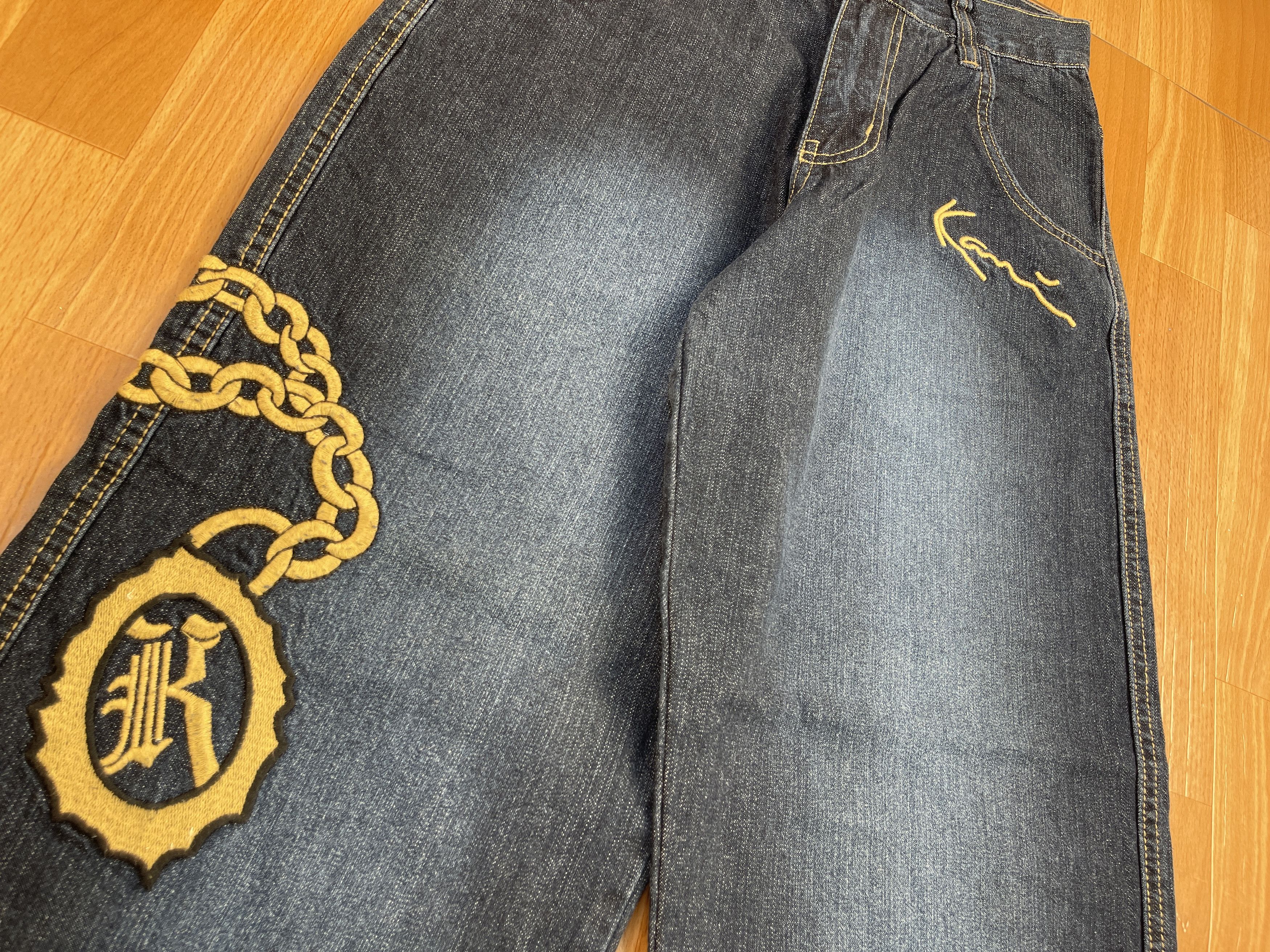 Karl Kani KARL KANI jeans, baggy, vintage Kani jeans, 90s hip hop W 28 Size US 28 / EU 44 - 8 Thumbnail