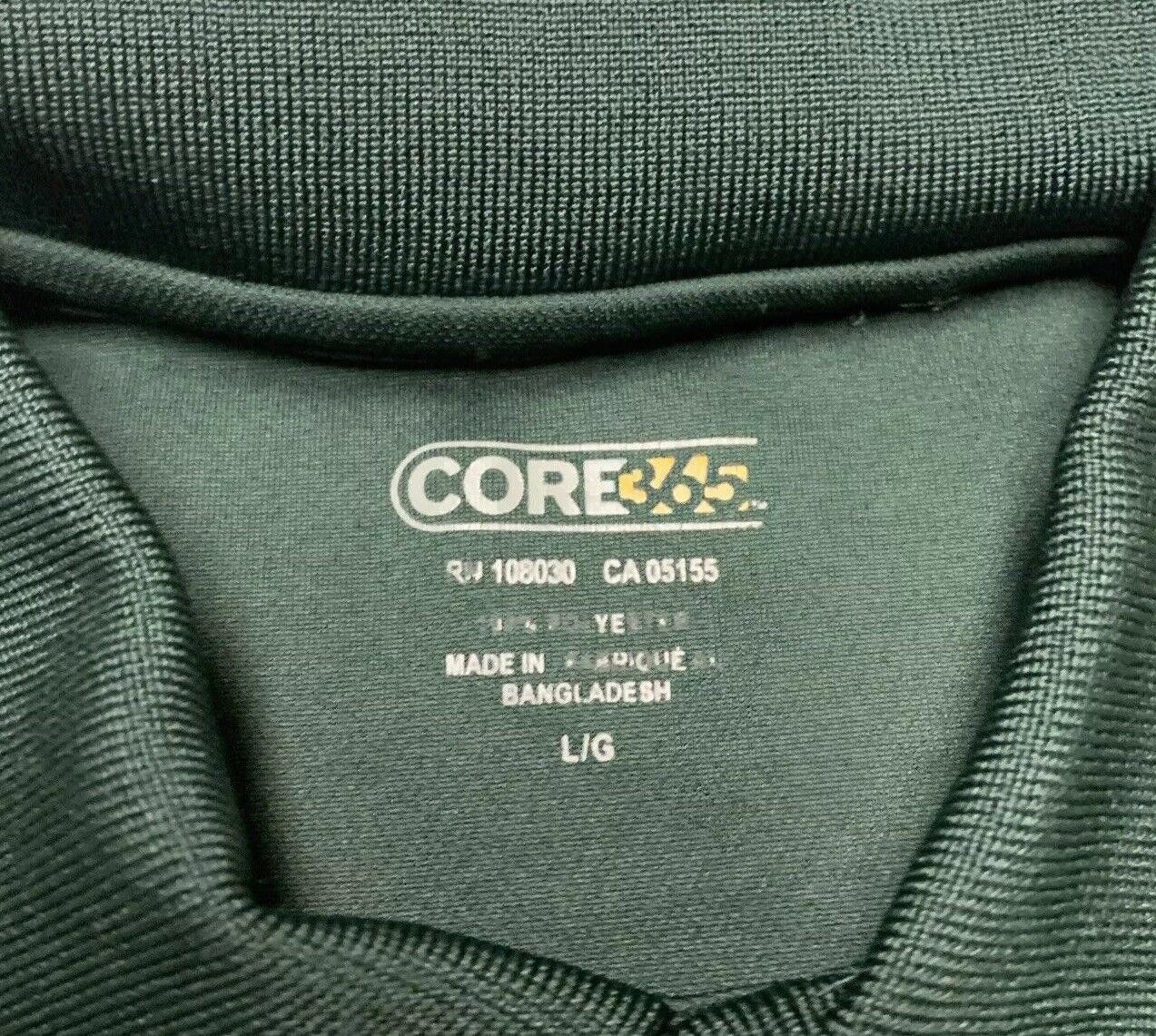 Other Core 365 Mens L Green Dri-Fit Polo Shirt Size US L / EU 52-54 / 3 - 2 Thumbnail