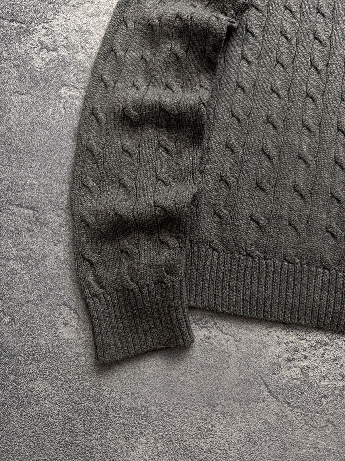 Polo Ralph Lauren Polo Ralph Lauren Sweater Men's Cable Knit Y2K Size US XL / EU 56 / 4 - 10 Thumbnail