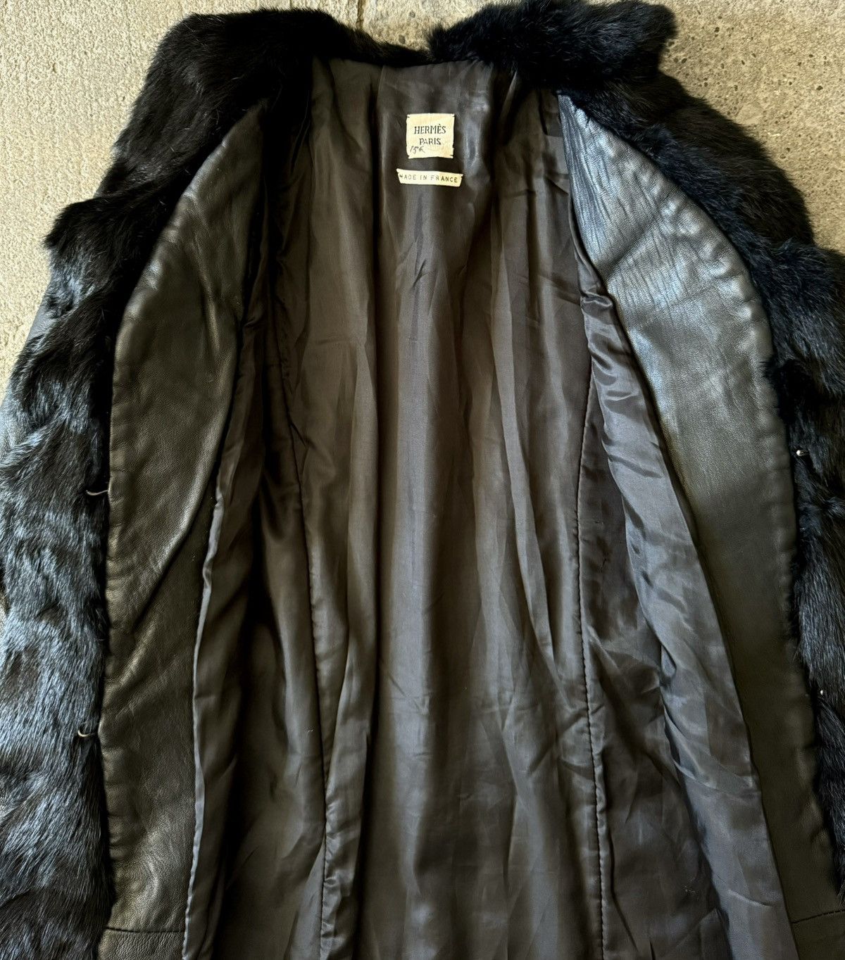 Hermes Vintage Archive Hermes -Maison Margiela - Fur -Leather Coat Size M / US 6-8 / IT 42-44 - 15 Thumbnail