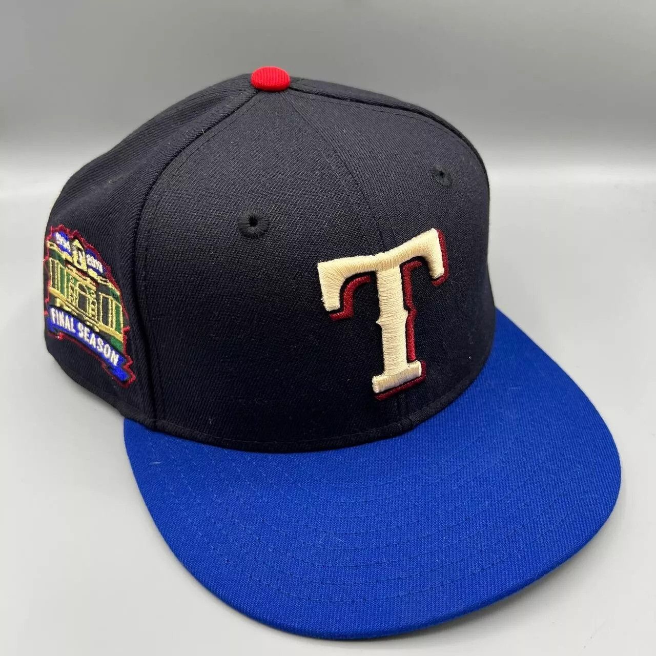 New Era Texas Rangers Hat Men 7 1/2 Black 59Fifty New Era Fitted Cap Size ONE SIZE - 1 Thumbnail