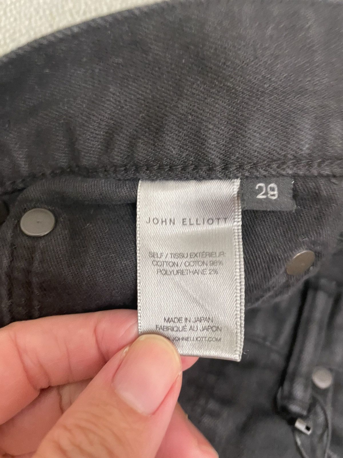 John Elliott John Elliott The Cast 2 Straight Carbon Jeans - NEW Size US 29 - 8 Thumbnail