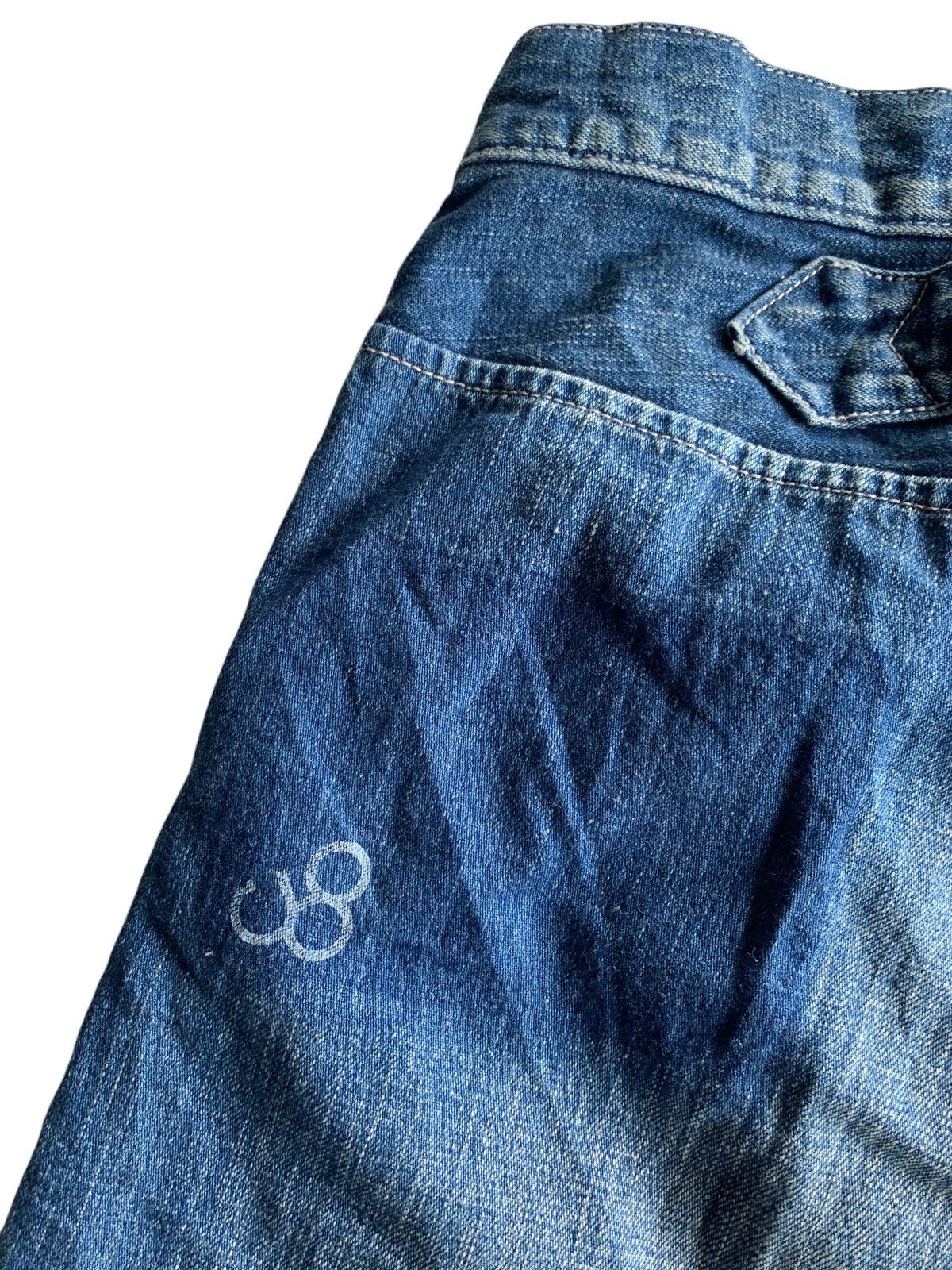 Japanese Brand × Vintage Johnbull Buckle Back Selvedge Jeans Denim Size US 29 - 9 Thumbnail