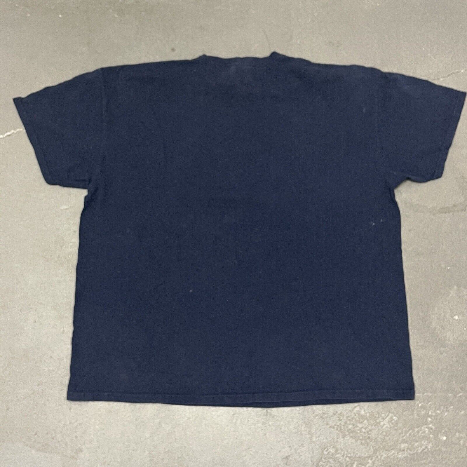 Nike Vintage 2000’s Y2K Nike S/S Graphic T-shirt Size XXL Navy Size US XXL / EU 58 / 5 - 9 Thumbnail