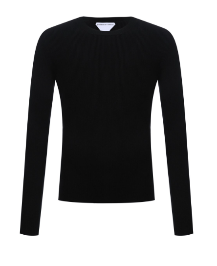 image of Bottega Veneta O1Loc1C0324 682116 Sweaters In Black, Men's (Size Medium)