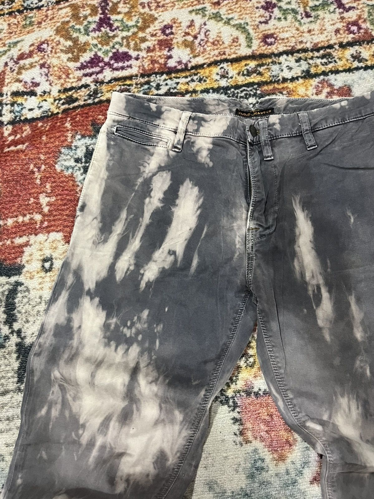 Nudie Jeans bleached custom nudie Size US 32 / EU 48 - 2 Thumbnail