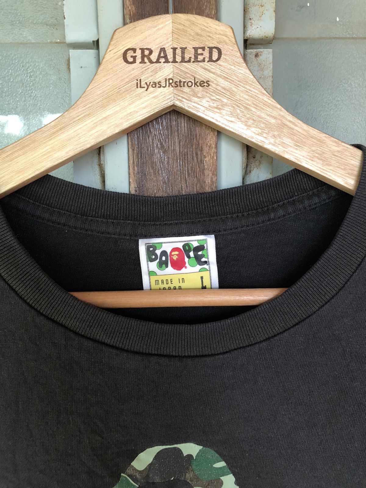 Bape Vintage A Bathing Ape Single Stich Shirt Tee Rare Size US L / EU 52-54 / 3 - 16 Thumbnail