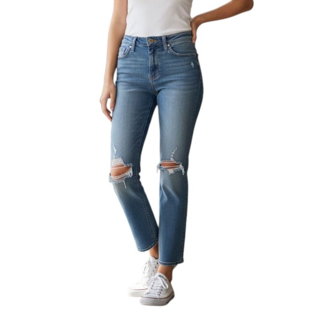 J.Crew J.Crew 9" Billie Demi Boot High-Rise Cropped Jeans, 25 Size 25" / US 0 / IT 36 - 5 Thumbnail